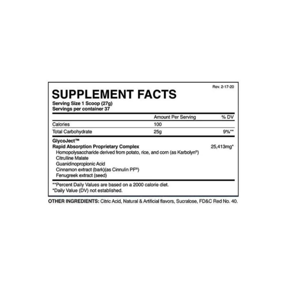 Evogen Glycoject Nutrition Facts | Edu.svet.gob.gt