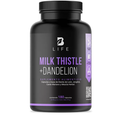 B LIFE MILK THISTLE + DANDELION 180 CAPS