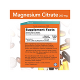 NOW MAGNESIUM CITRATE 200 mg
