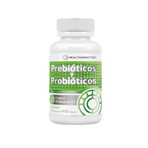 HEALTH ADDICTION PREBIOTICOS Y PROBIOTICOS - 60 CAPS